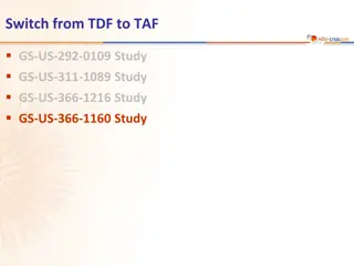 Switch from TDF to TAF in HIV Study GS-US-366-1160