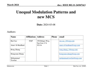 Exploring Unequal Modulation Patterns in IEEE 802.11-24/0474r2 for UHR Enhancement