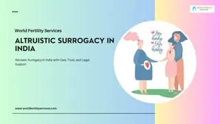 Altruistic Surrogacy  in India |  World Fertility Services
