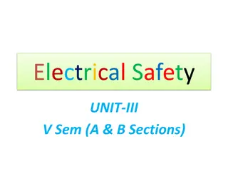 Safety Procedures and Methods in Electrical Systems