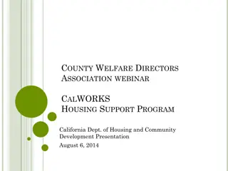 Strategic Opportunities and Federal Initiatives to Address Homelessness in California