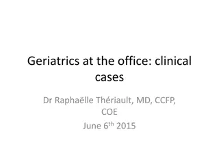 Clinical Case Study on Alzheimer's Dementia Management in Geriatrics