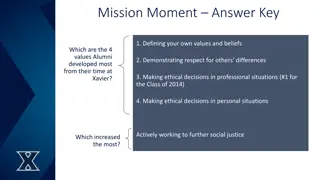 Xavier Alumni Development and Comparison Insights