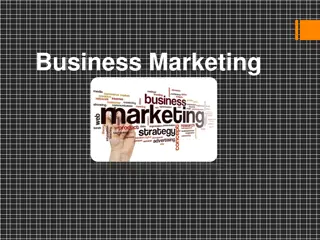 Effective Business Marketing Strategies and Concepts