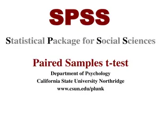 Paired Samples T-Test in Psychological Research