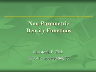 Understanding Non-Parametric Density Functions and Kernel Density Estimation