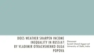 Impact of Weather on Income Inequality in Russia