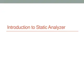 Introduction to Coverity Static Analysis Tool