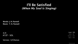 Satisfied Soul: A Joyful Hymn Experience