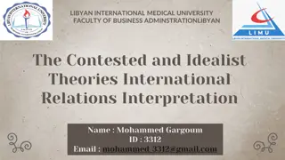 Exploring International Relations Theories: Realism, Liberalism, and More