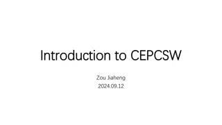 Introduction to CEPCSW and Key4HEP Software Framework
