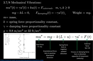 Understanding External Forces in Dynamics of Vibrations