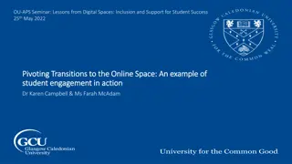 Lessons from Digital Spaces: Enhancing Student Success Through Online Transitions