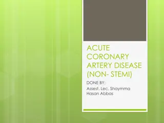 Early Pharmacotherapy for Non-ST-Segment Elevation Acute Coronary Syndromes