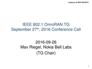 IEEE OmniRAN TG Conference Call September 27th, 2016