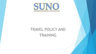 Southern University Travel Policy and Training Guidelines