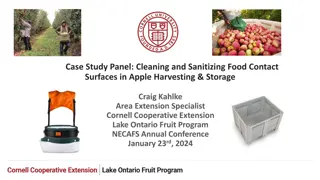 Sanitation Practices in Apple Harvesting & Storage: Insights from NECAFS Annual Meeting