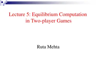 Equilibrium Computation in Two-Player Games - Algorithms and Strategies