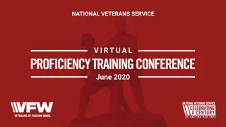 Virtual Proficiency Training Conference Overview and Schedule