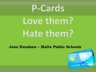 P-Card Program Implementation Guide for Malta Public Schools