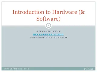 Introduction to Hardware and Software in Embedded Systems