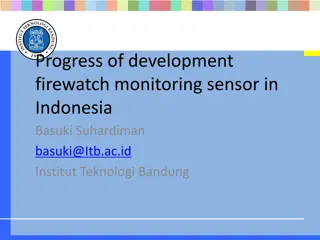 Firewatch Monitoring Sensor Development in Indonesia