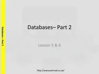 Understanding Different Search Criteria in Databases