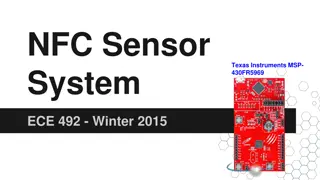 Innovative NFC Sensor System Design with TI MSP430FR5969 - ECE 492 Winter Project 2015