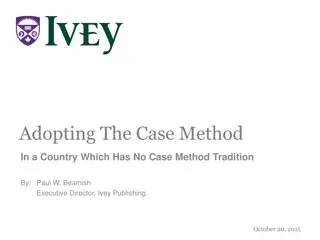 Implementing Case Method in Business Education: Insights from China and Canada
