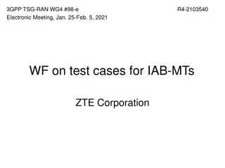 Test Configurations for IAB-MTs in 3GPP Meeting