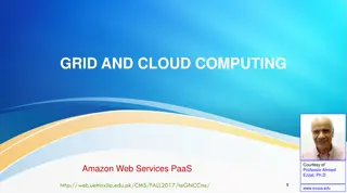 Amazon Web Services PaaS Introduction