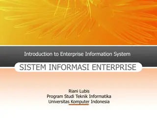 Understanding Enterprise Information Systems for Effective Business Operations