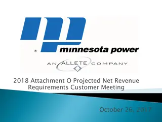 Minnesota Power 2018 Projected Revenue Requirements Comparison