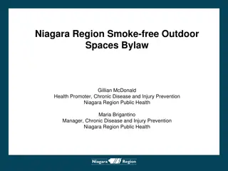 Niagara Region Smoke-free Outdoor Spaces Bylaw Overview