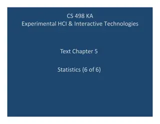 Analysis and Reporting of Experimental HCI Research Findings