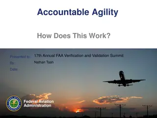 Implementing Agile Methods for FAA Verification and Validation Summit Success