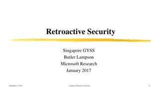 Retroactive Security Insights and Best Practices from Lampson