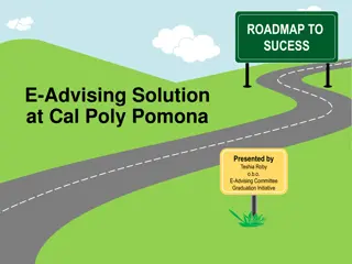 E-Advising Solutions for Student Success at Cal Poly Pomona