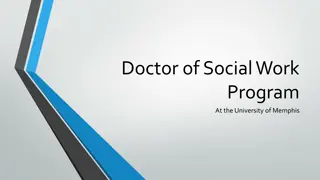 Social Work Doctorate Program at University of Memphis