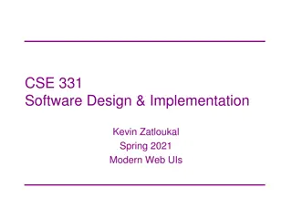 Modern Web UIs Design and Implementation with JavaScript Examples