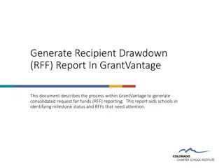 Generate Recipient Drawdown RFF Report in GrantVantage