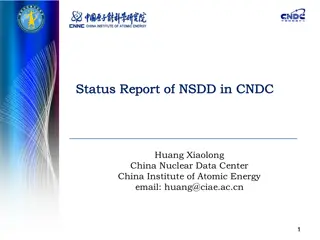 NSDD CNDC Status Report and Nuclear Data Evaluations Update