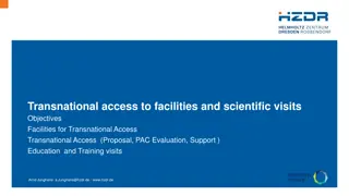 Transnational Access to Nuclear Facilities and Scientific Visits