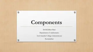 Components and Equivalence Classes in Mathematical Spaces