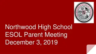 High School ESOL Parent Meeting Agenda and Requirements