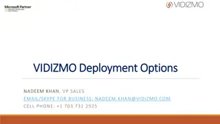 Licensing Models and Deployment Options for VIDIZMO