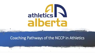 Coaching Pathways in Athletics: NCCP Program Levels & Pathways
