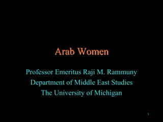 Understanding the Status of Arab Women in Society Today