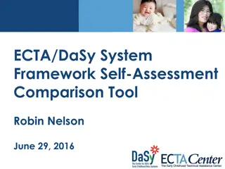 Comprehensive Overview of ECTA/DaSy Self-Assessment Comparison Tool