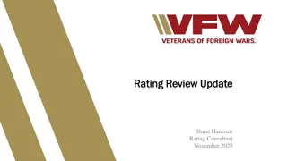 Shane Hancock Consulting: November 2023 Ratings and Decisions